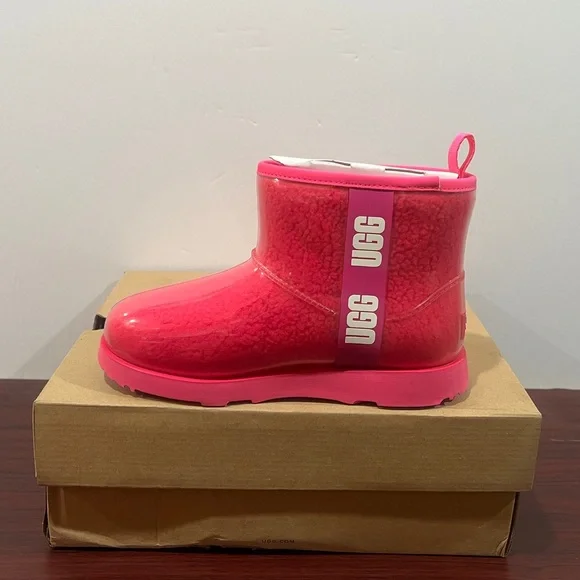 Ugg, Girls, Classic Clear Mini, 1112386K, Pink - Picture 5 of 11